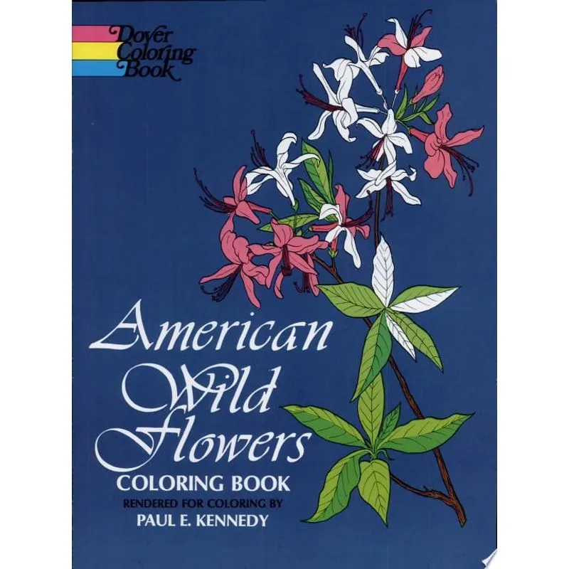 AMERICAN WILD FLOWERS COLORING BOOK