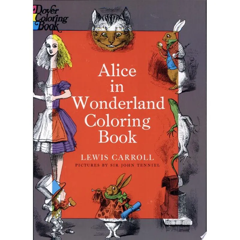 ALICE IN WONDERLAND COLORING BOOK