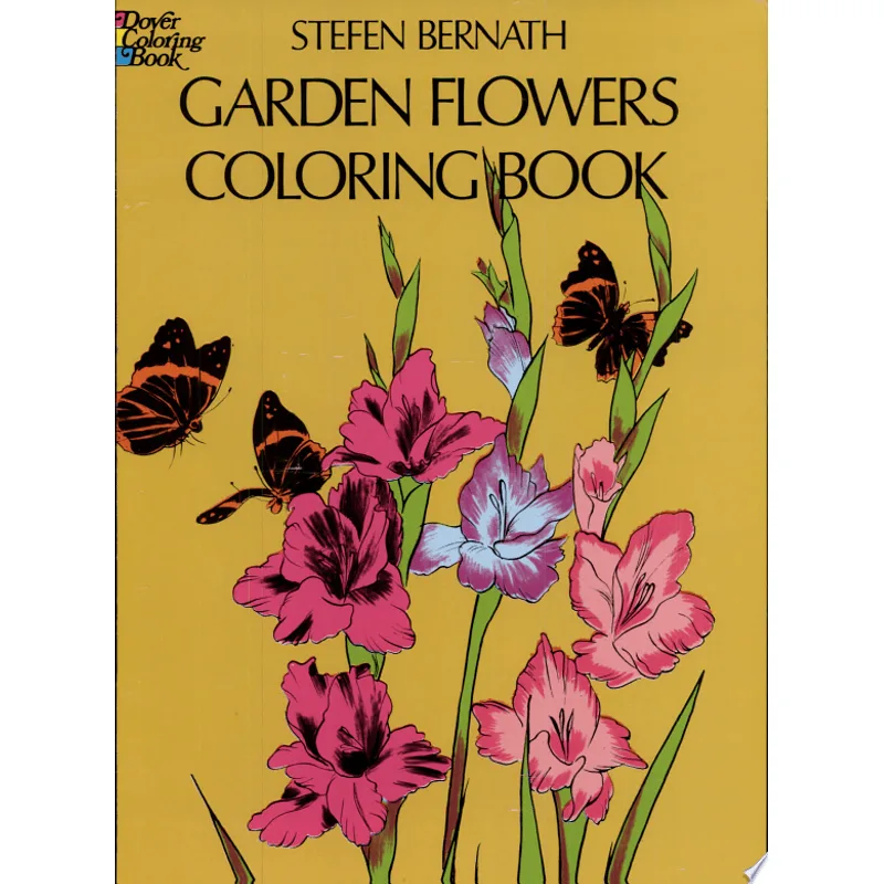 GARDEN FLOWERS COLORING BOOK