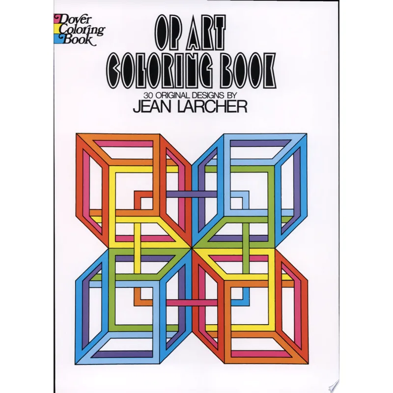 OP ART COLORING BOOK
