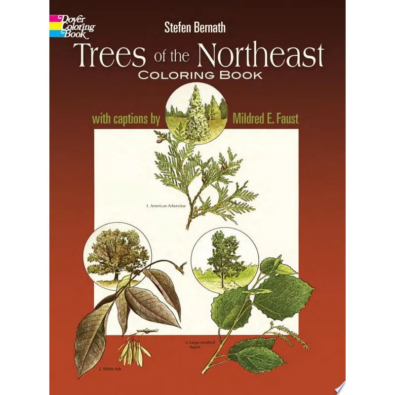 TREES OF THE NORTHEAST COLORING BOOK