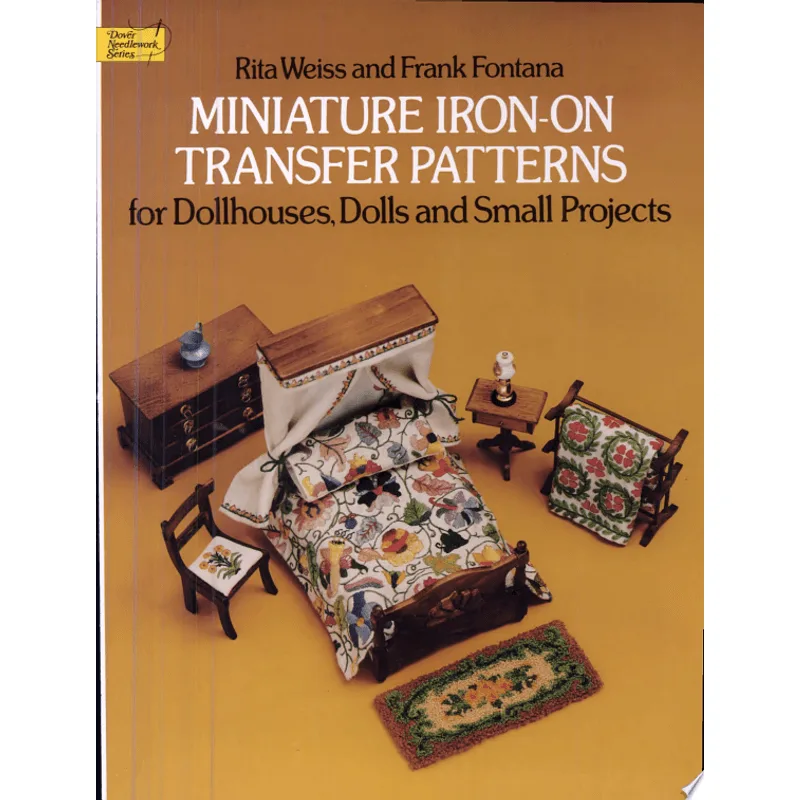 MINIATURE IRON-ON TRANSFER PATTERNS FOR DOLLHOUSES