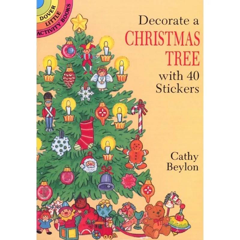 DECORATE A CHRISTMAS TREE WITH 40 STICKERS