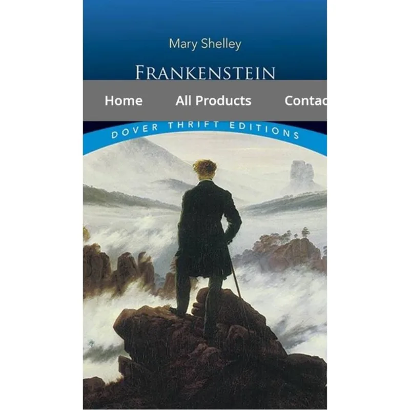 FRANKENSTEIN - DOVER THRIFT EDITIONS