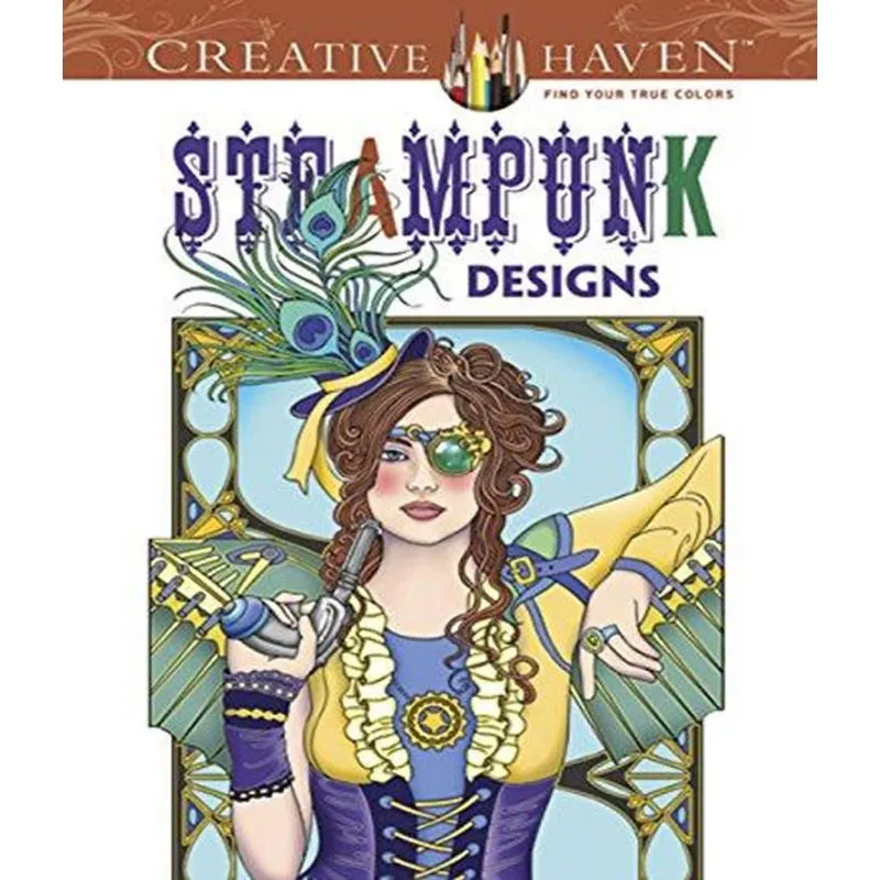 Steampunk Designs - Creative Haven Coloring Books