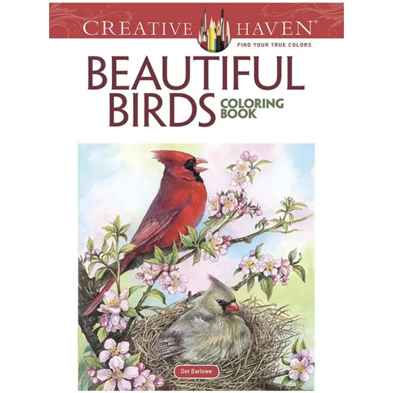 CREATIVE HAVEN BEAUTIFUL BIRDS COLORING BOOK
