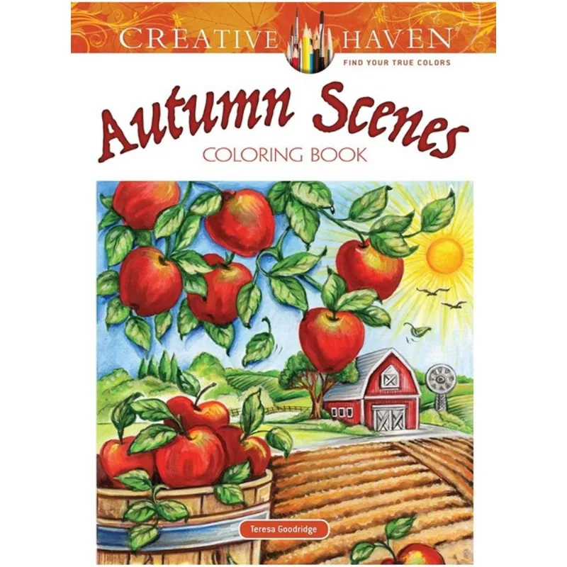 CREATIVE HAVEN AUTUMN SCENES COLORING BOOK