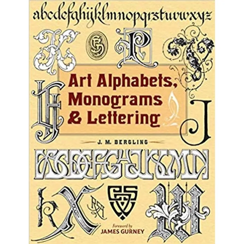ART ALPHABETS, MONOGRAMS & LETTERING