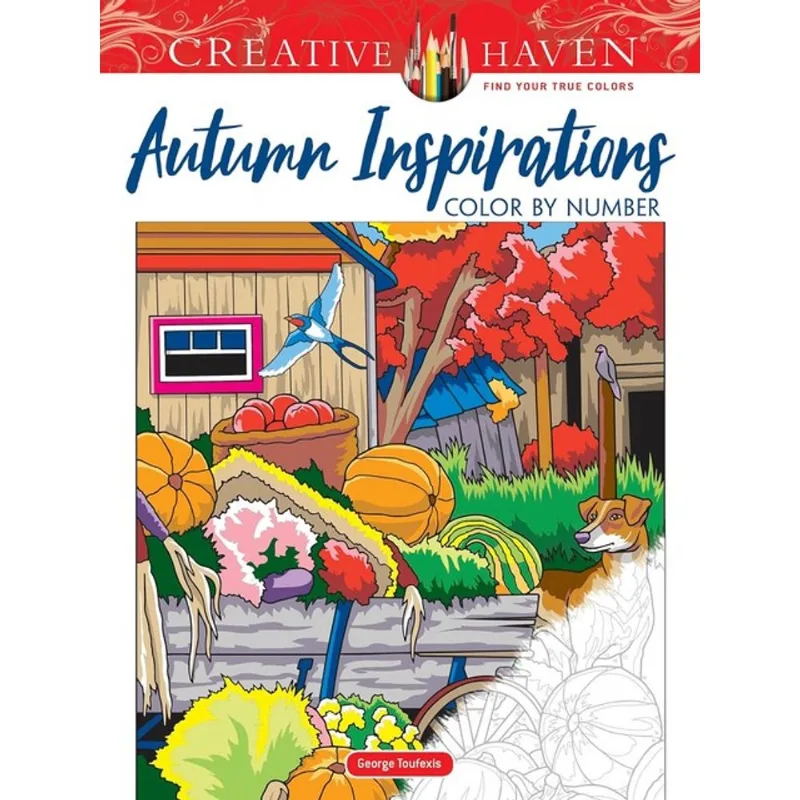 CREATIVE HAVEN AUTUMN INSPIRATIONS COLOR BY NUMBER