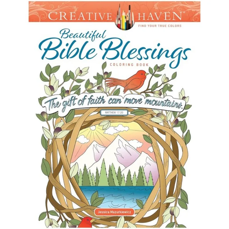 CREATIVE HAVEN BEAUTIFUL BIBLE BLESSINGS COLORING BOOK