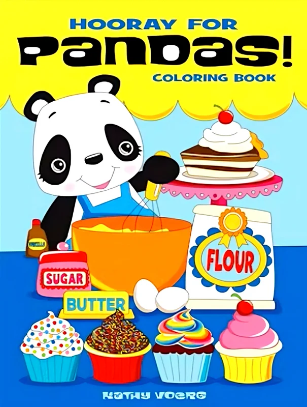 Hooray For Pandas! Coloring Book