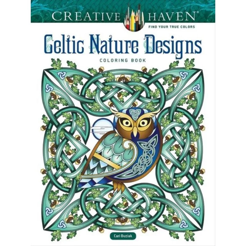CREATIVE HAVEN CELTIC NATURE DESIGNS COLORING BOOK