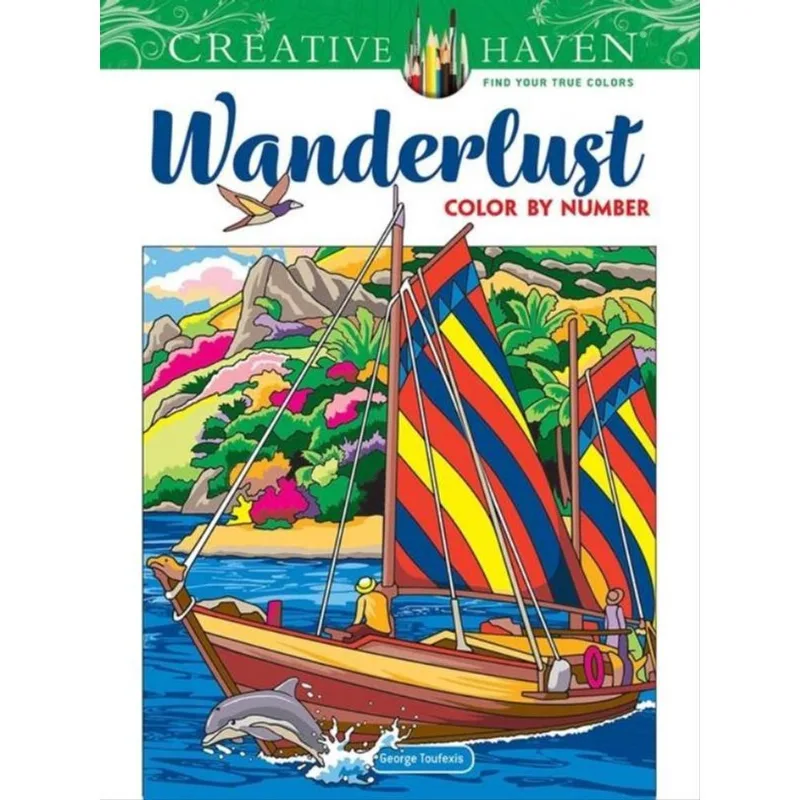 CREATIVE HAVEN WANDERLUST COLOR BY NUMBER