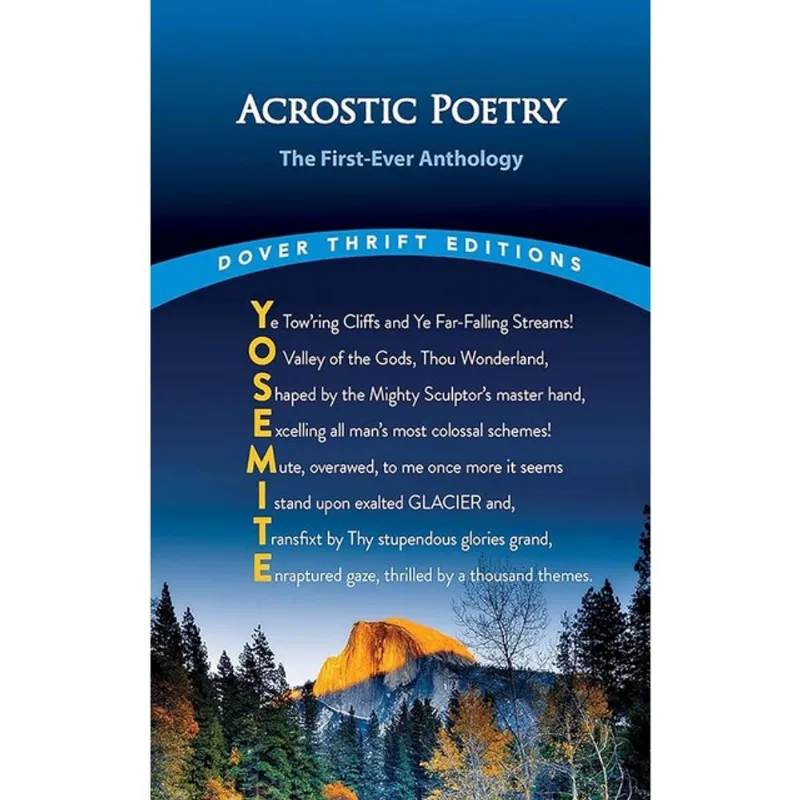 ACROSTIC POETRY - THE FIRST-EVER ANTHOLOGY - DOVER THRIFT EDITIONS
