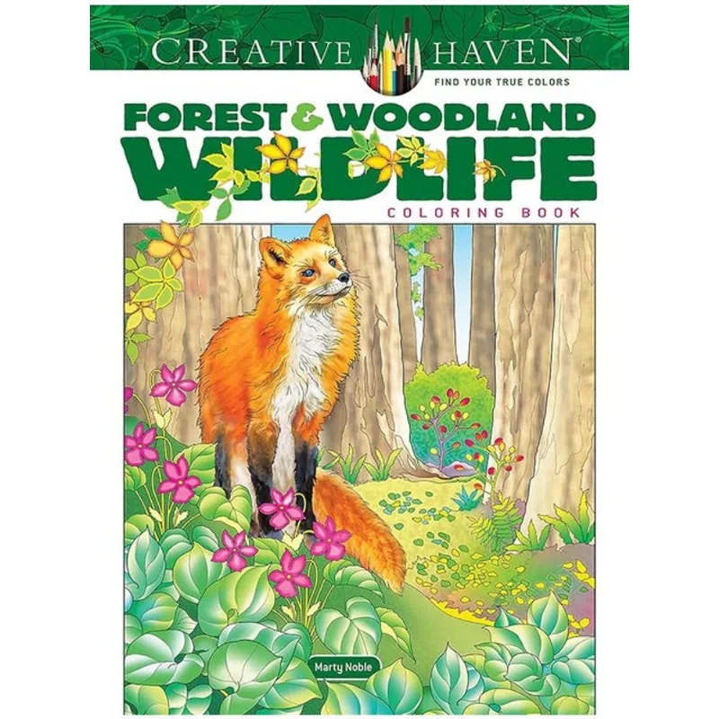 CREATIVE HAVEN FOREST & WOODLAND WILDLIFE COLORING BOOK