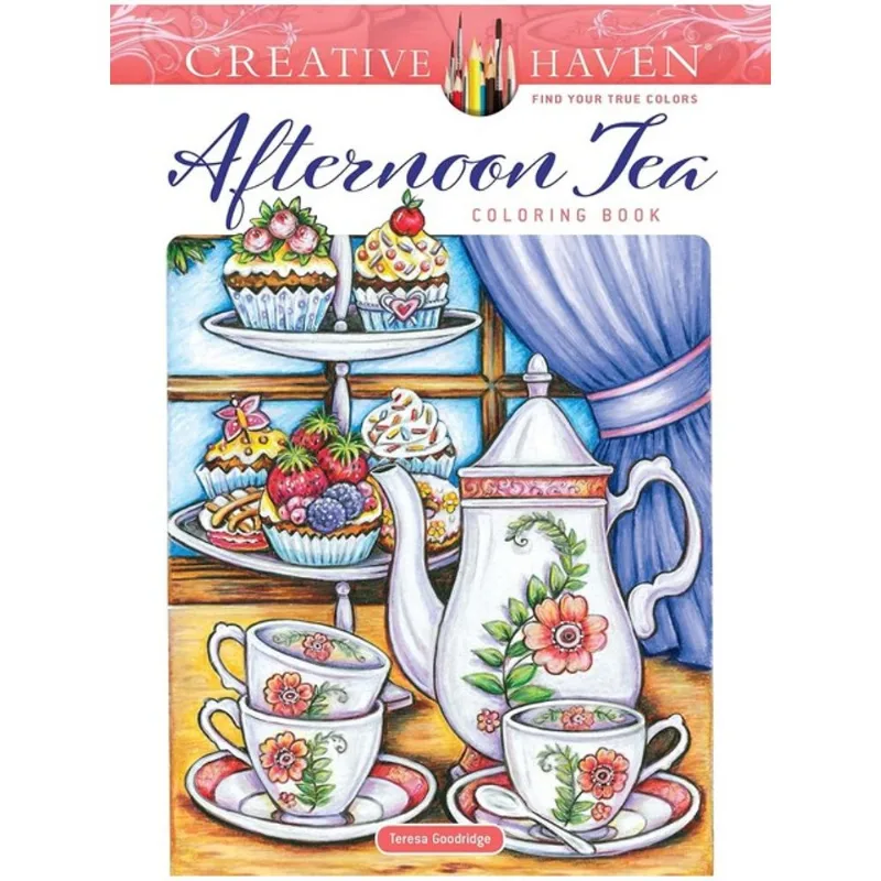 CREATIVE HAVEN AFTERNOON TEA COLORING BOOK