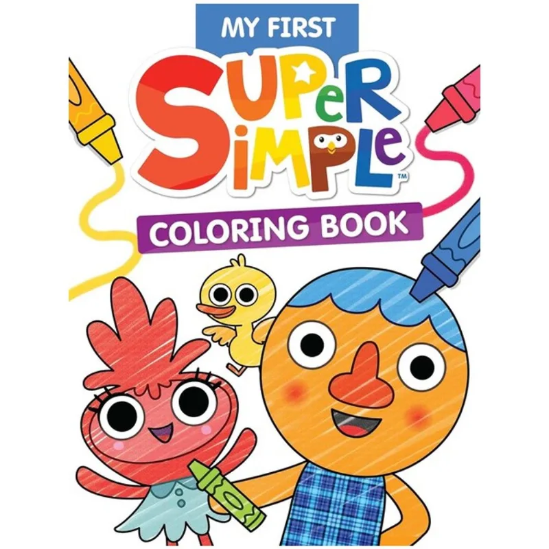 MY FIRST SUPER SIMPLE COLORING BOOK