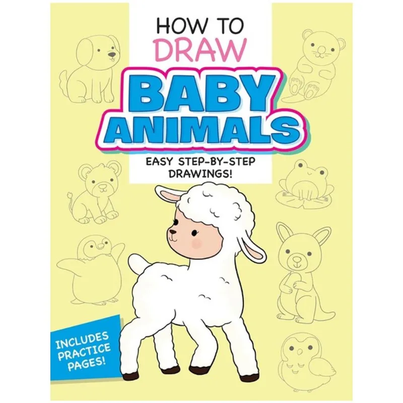 HOW TO DRAW BABY ANIMALS - EASY STEP-BY-STEP DRAWINGS!