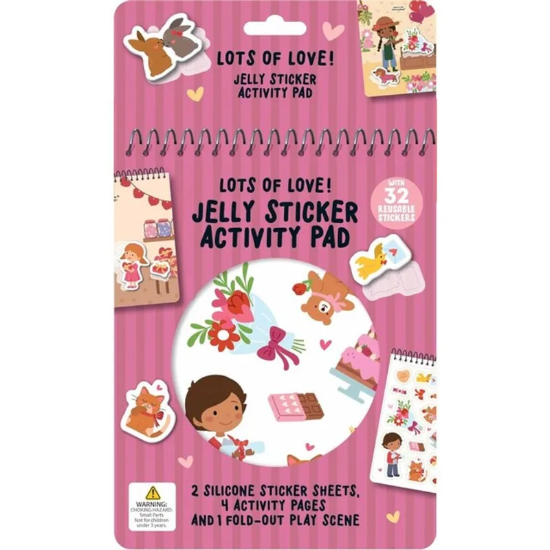 LOTS OF LOVE! JELLY STICKER ACTIVITY PAD