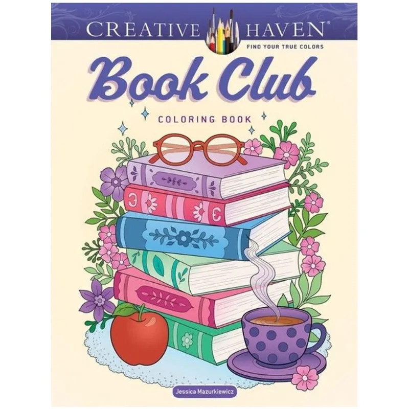 CREATIVE HAVEN BOOK CLUB COLORING BOOK