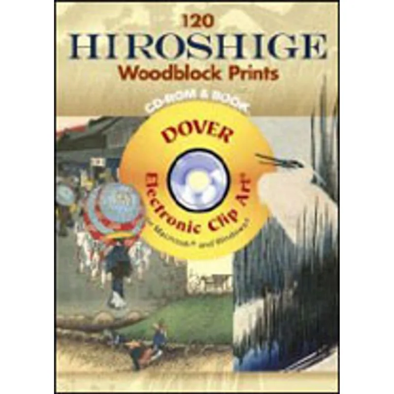 120 HIROSHIGE WOODBLOCK PRINTS CD-ROM AND BOOK