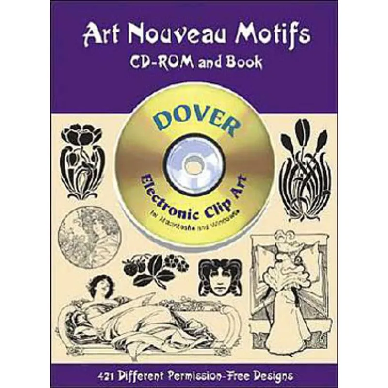 ART NOUVEAU MOTIFS (CD-ROM AND BOOK)