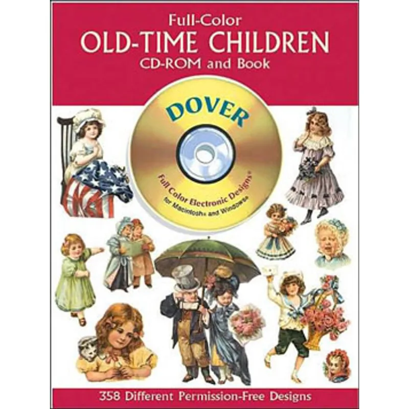 FULL-COLOR OLD-TIME CHILDREN (CD-ROM AND BOOK)