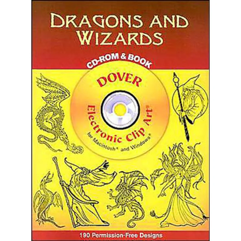 DRAGONS AND WIZARDS (CD-ROM AND BOOK)