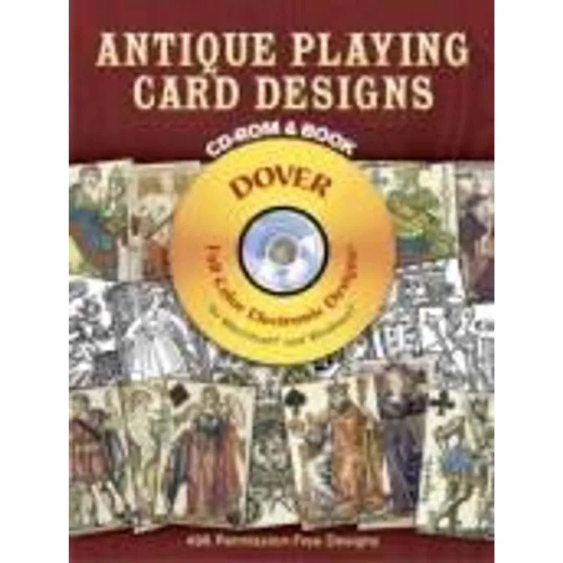 Antique Playing Card Designs - Book and Cd-Rom