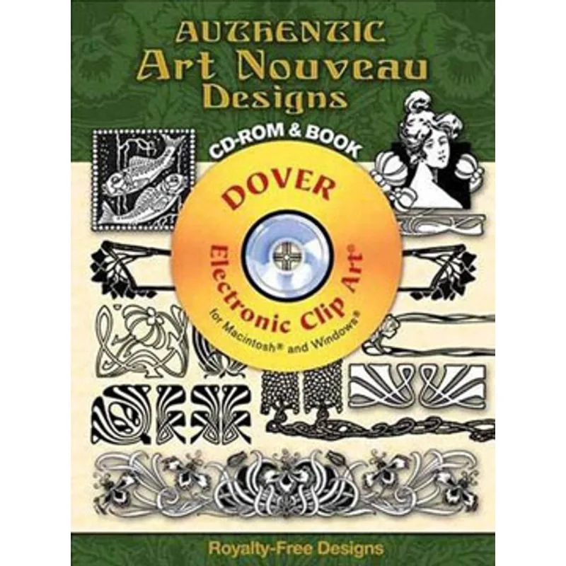 AUTHENTIC ART NOUVEAU DESIGNS (CD-ROM AND BOOK)