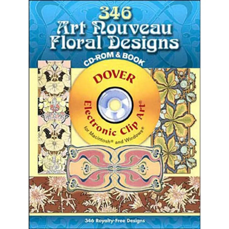 356 ART NOUVEAU FLORAL DESIGNS (CD-ROM AND BOOK)
