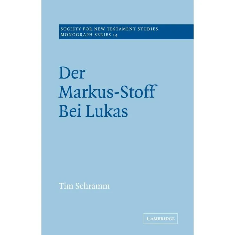 Der Markus-Stoff Bei Lukas