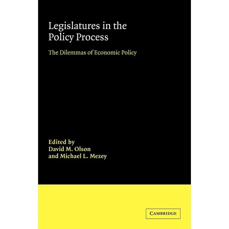 Legislatures in the Policy Process