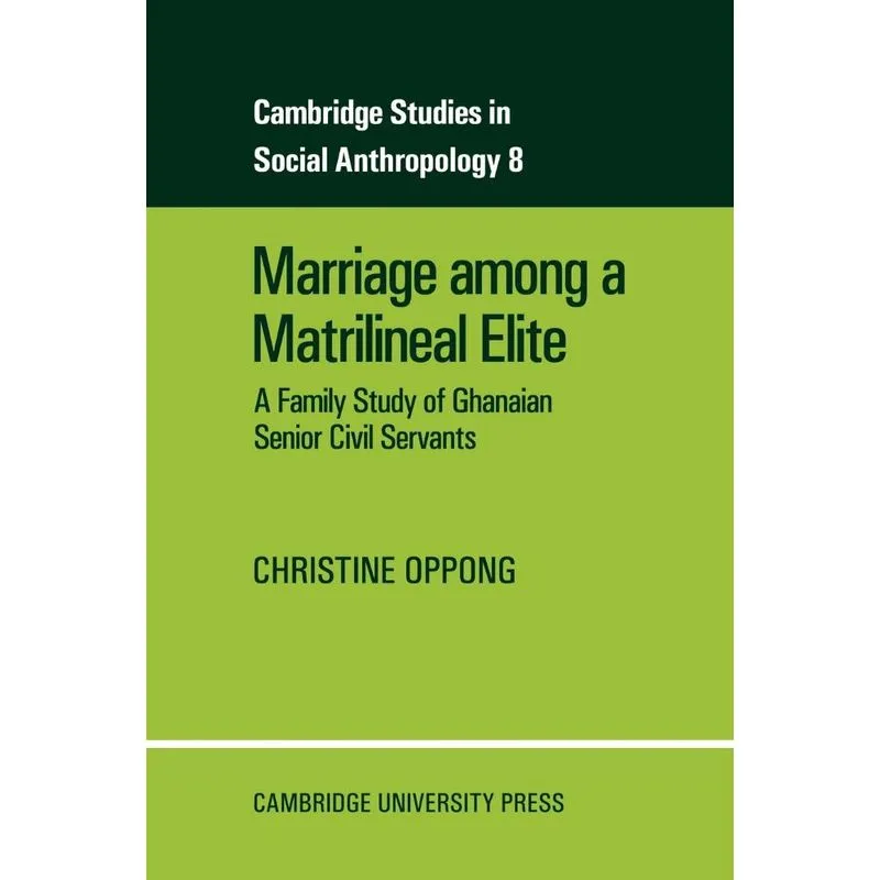 Marriage Among a Matrilineal Elite
