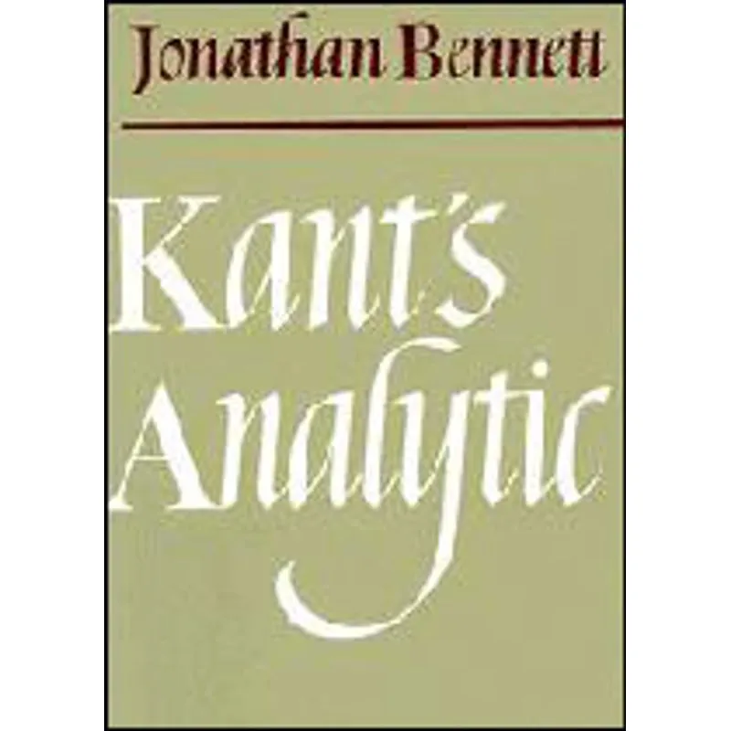 KANT'S ANALYTIC