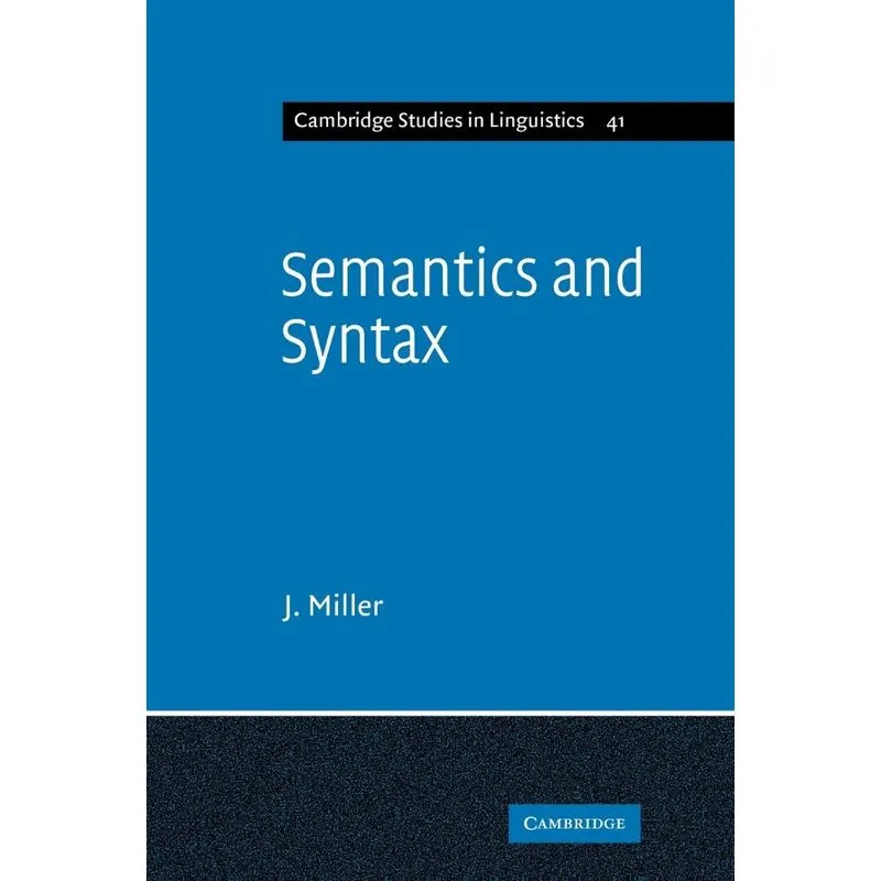 Semantics and Syntax