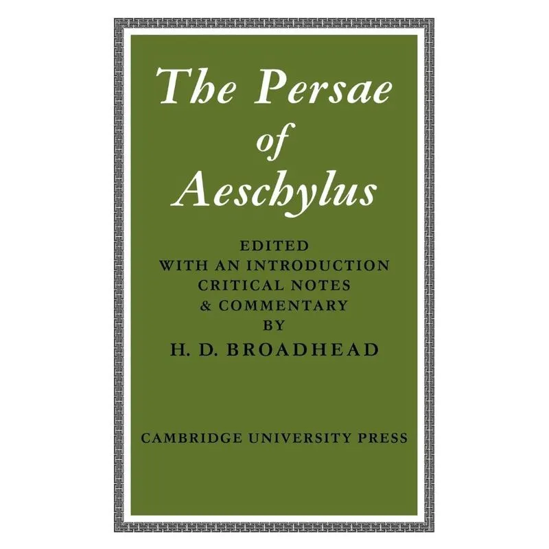 The Persae Of Aeschylus