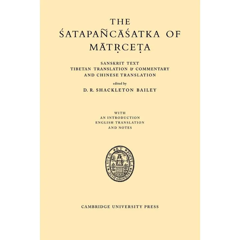 The Satapancasatka of Matrceta