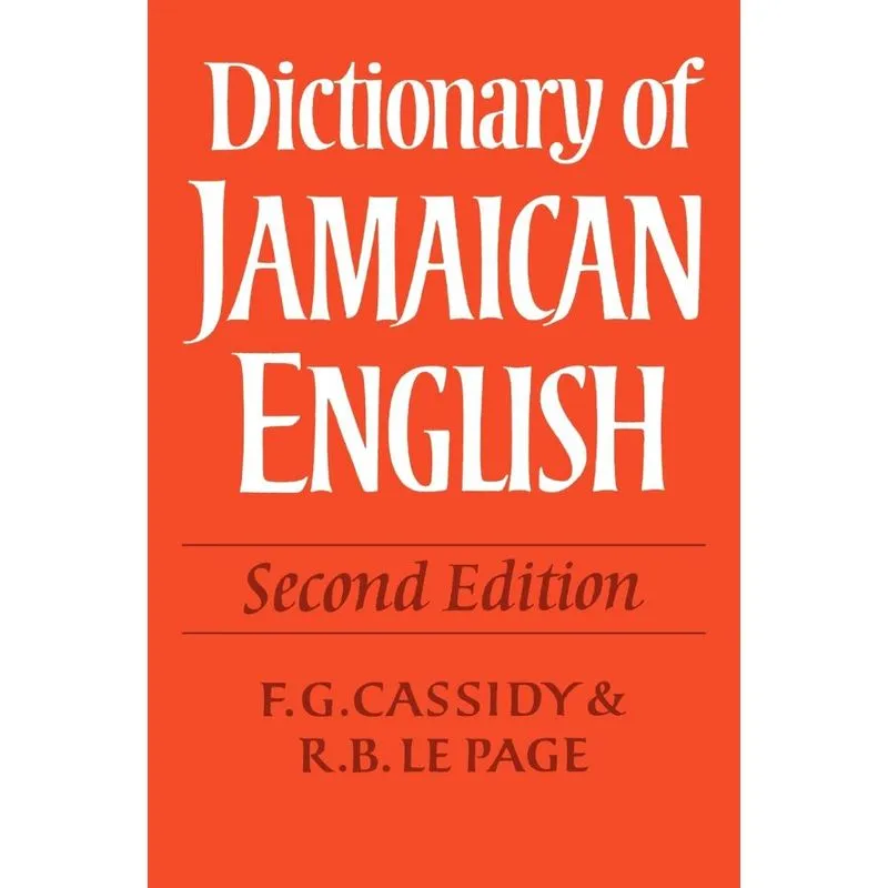 Dictionary Of Jamaican English