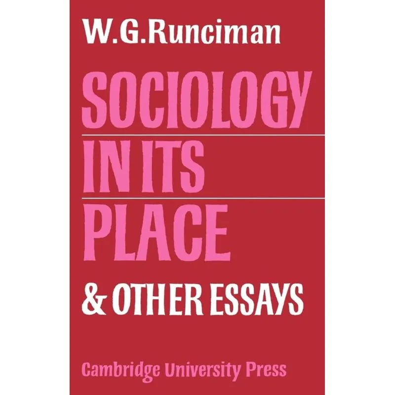 Sociology in Its Place