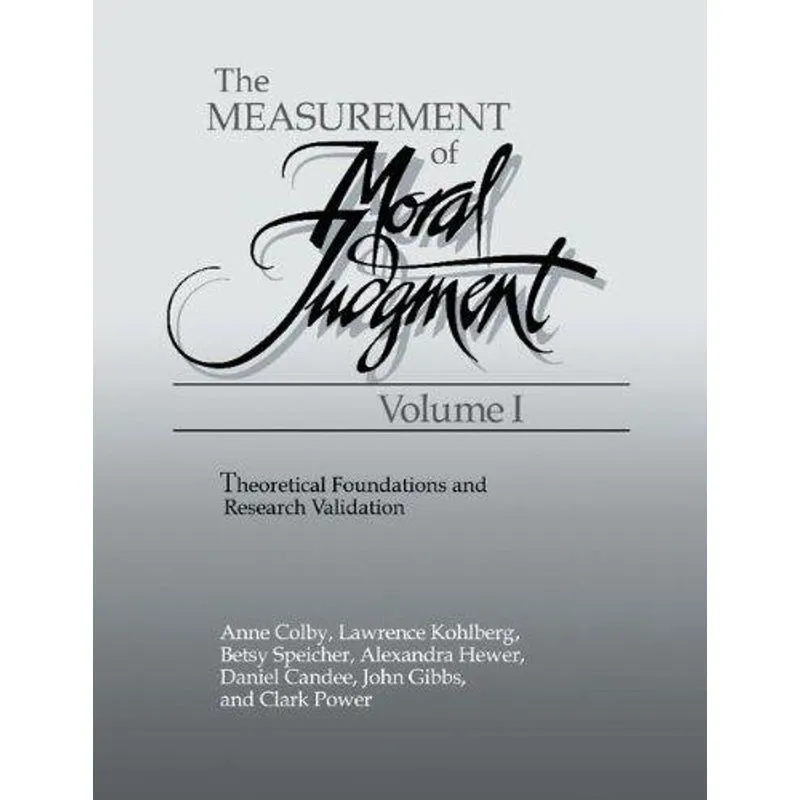 The Measurement of Moral Judgment