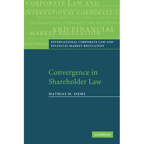 Convergence in Shareholder Law - Paperback