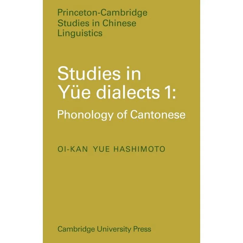 Studies In Yue Dialects 1