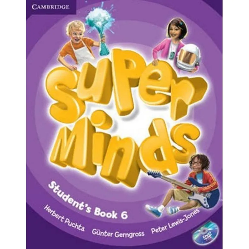 Super Minds British 6 Students Book With Dvd-Rom - 1St Ed