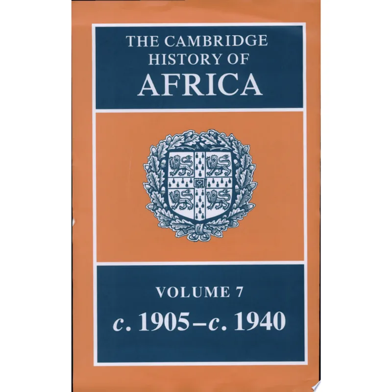CAMBRIDGE HISTORY OF AFRICA, THE