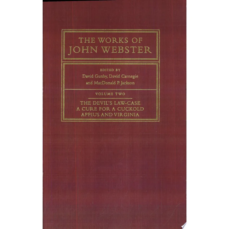 THE WORKS OF JOHN WEBSTER