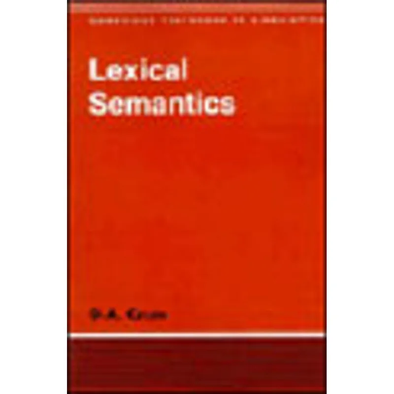 LEXICAL SEMANTICS