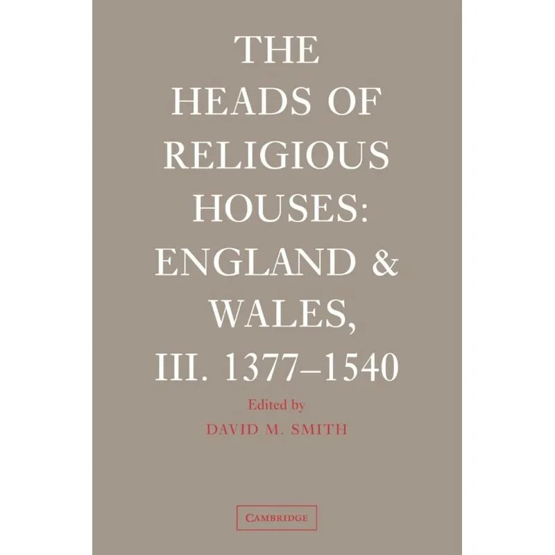 The Heads of Religious Houses