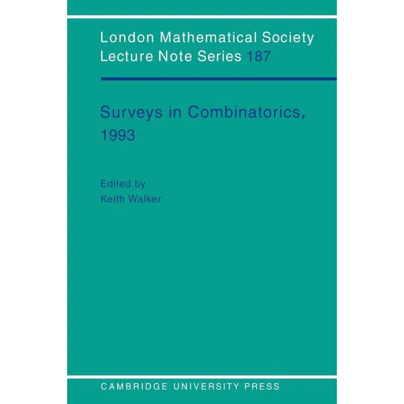 Surveys In Combinatorics, 1993
