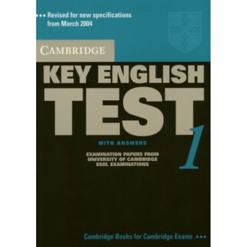 Cambridge Key English Test 1 With Answers